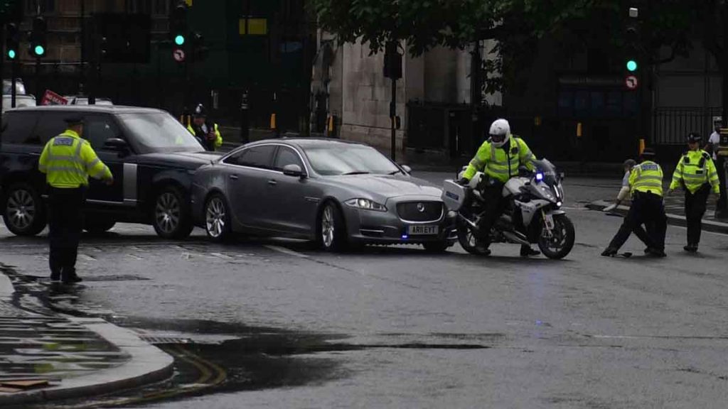 Prime Minister Boris Johnson of the United Kingdom Official car