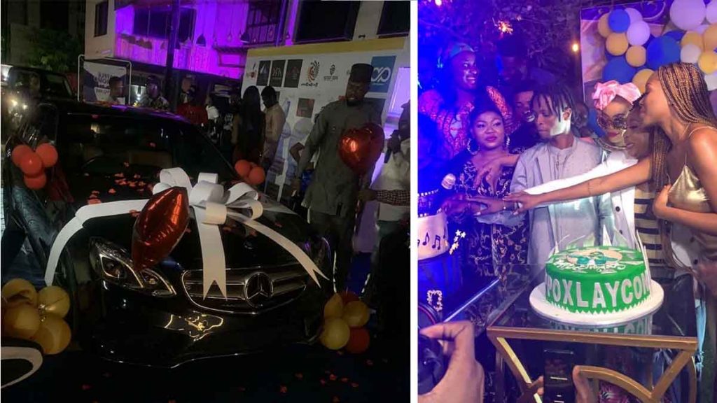 BBN Laycon Receive A Mercedes Benz car Gift at his 27th Year Birthday