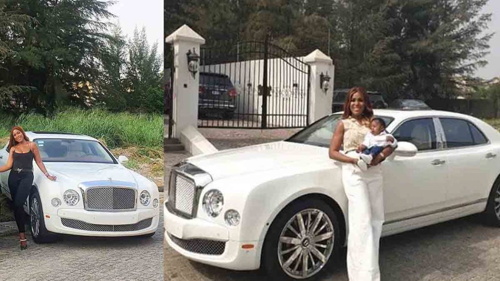 Linda Ikeji Bentley Mulsanne