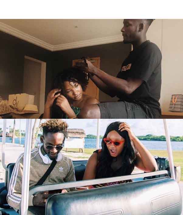 Temi Otedola and Mr Eazi