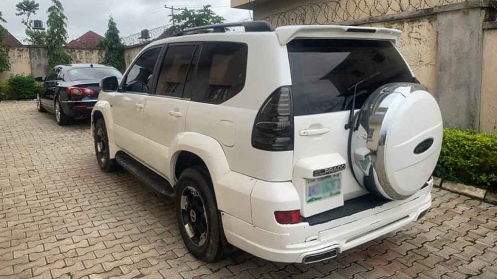 2008 Toyota Prado backview