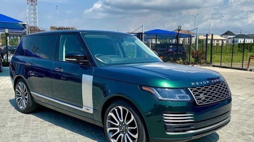 Burna Boy Range Rover Autobiography