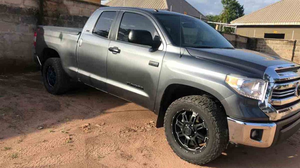 Yemi Alade Toyota Tundra Truck