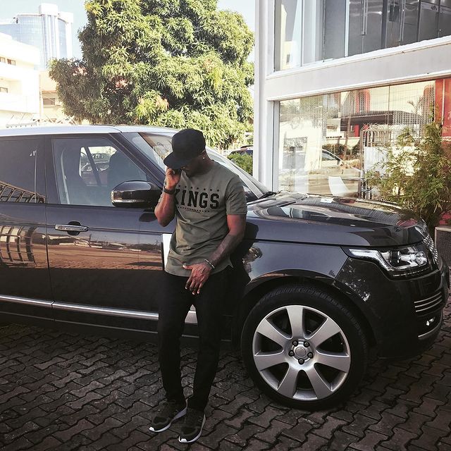 Peter Okoye range rover