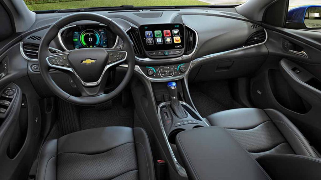 chevrolet volt electric interior