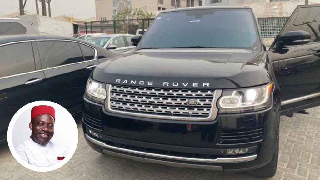 Charles Soludo range rover