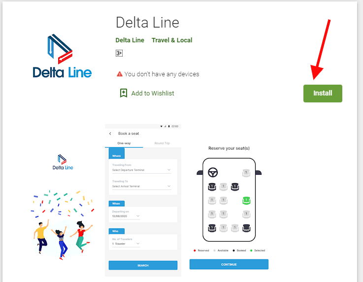 Delta Line App