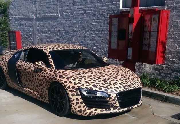 Justin Bieber Audi R8