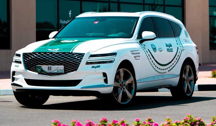 2021 Genesis GV80 Dubai police car