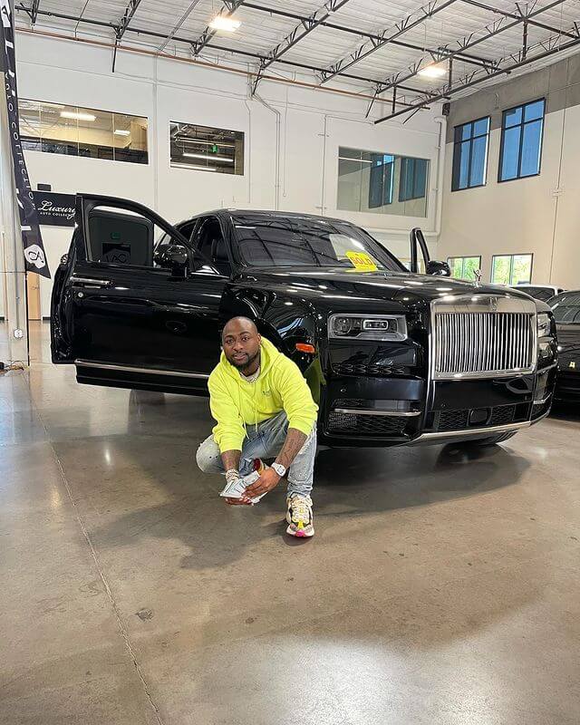 Davido acquired A Rolls Royce Cullinan 2021