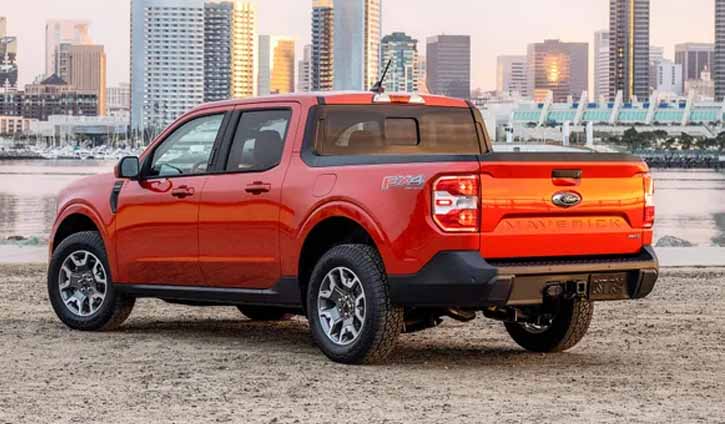 2022 Ford Maverick back view