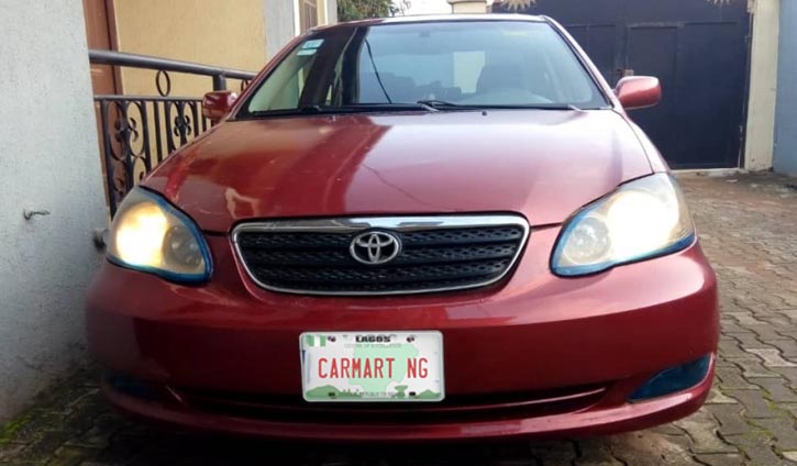 Nigeria used 2005 Toyota Corolla