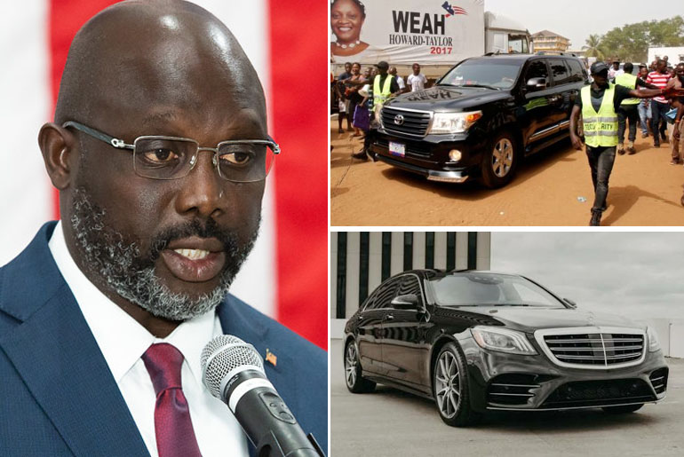  President George Weah of Liberia cars