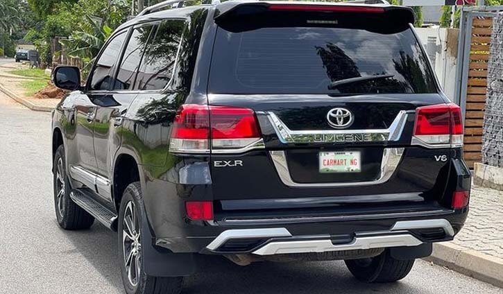 2021 Toyota Land Cruiser back view