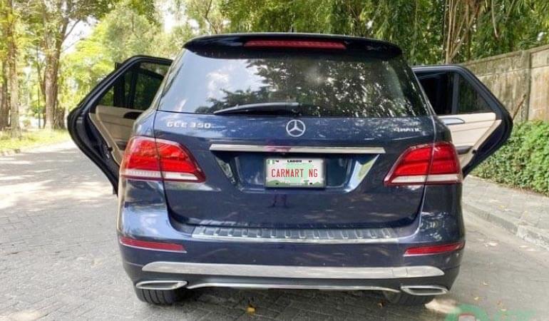 2017 Mercedes Benz GLE 350 back view