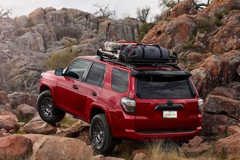 2022 Toyota 4runner back view