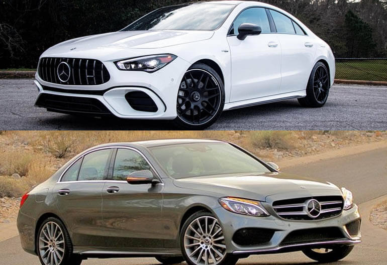 Mercedes Benz CLA 45 vs Mercedes Benz C300