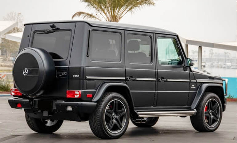 2018 Mercedes Benz G63 back view