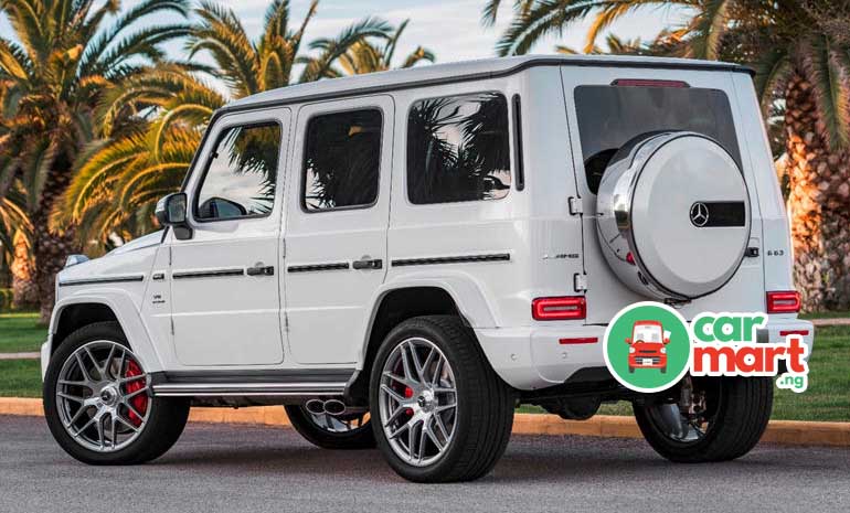 2019 Mercedes Benz G63 back view