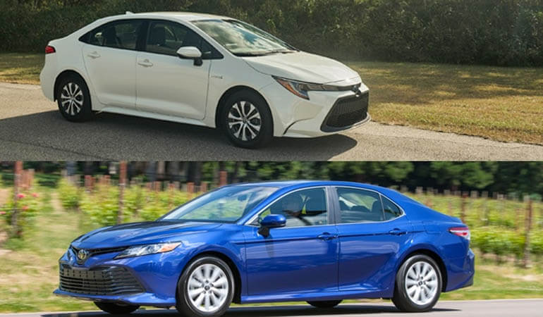 2020 Toyota Camry Vs 2020 Toyota Corolla