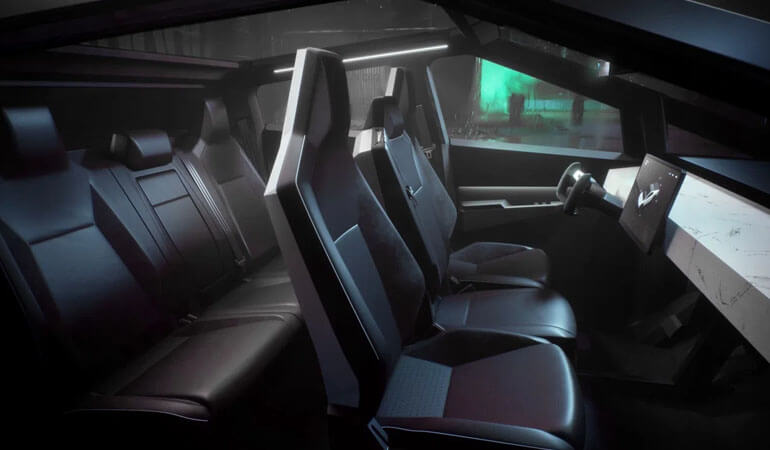 Tesla Cybertruck Interior