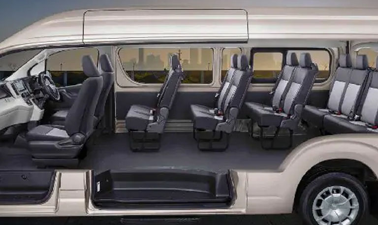 toyota hiace interior