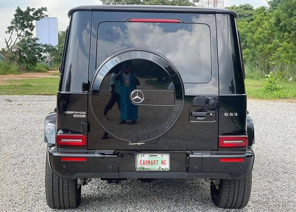 2021 Armoured Mercedes Benz AMG G63 back view