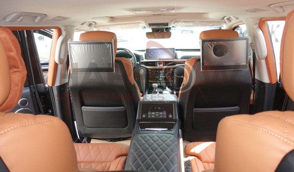 Armoured Lexus Lx 570 Interior