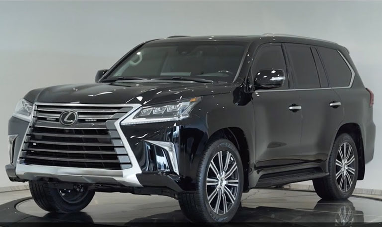 Jim Ovia armoured Lexus  LX 570 