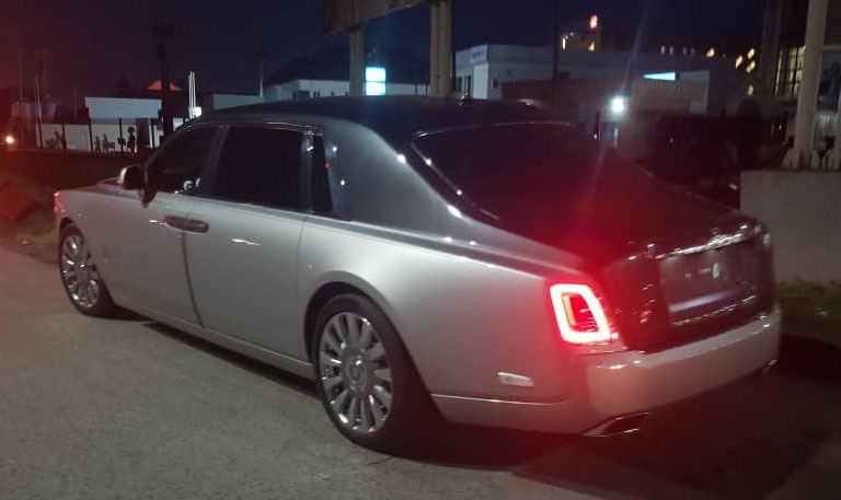 Jim Ovia rolls royce phantom 