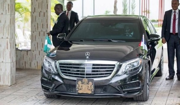 President Buhari's Bulletproof MayBach S560