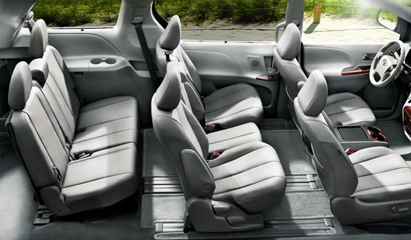 2012 toyota sienna interior