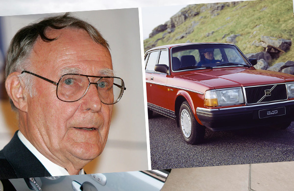 Ingvar Kamprad 1993 Volvo 240 GL