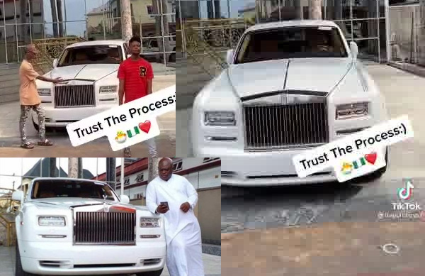 Apostle Chibuzor Chinyere WHITE ROLLS ROYCE PHANTOM