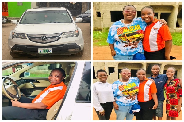 Teni presents SUV car to family of three