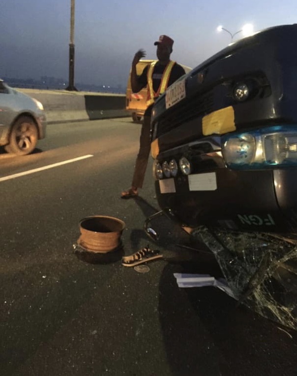 The car crash at Third Mainland Bridge