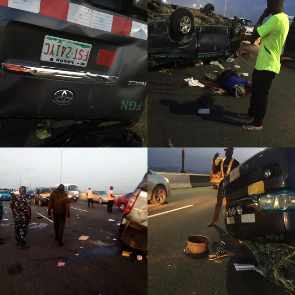 The car crash at Third Mainland Bridge