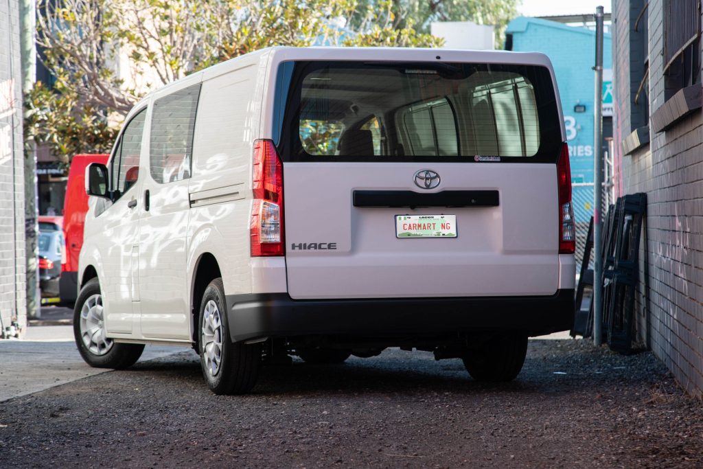 2022 Toyota HiAce back view