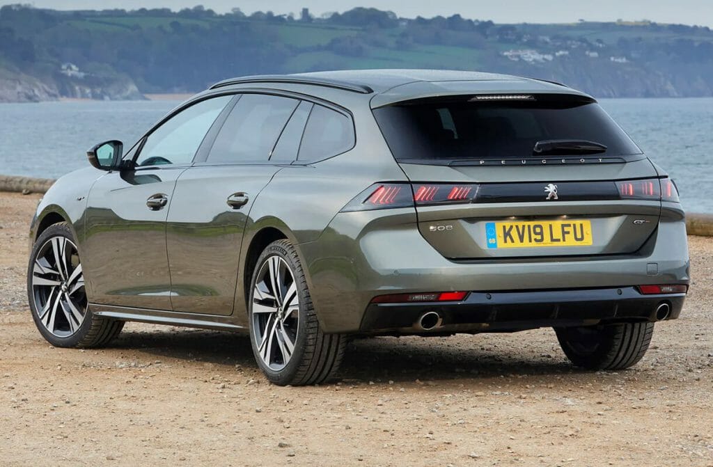 2023 Peugeot 508 back view