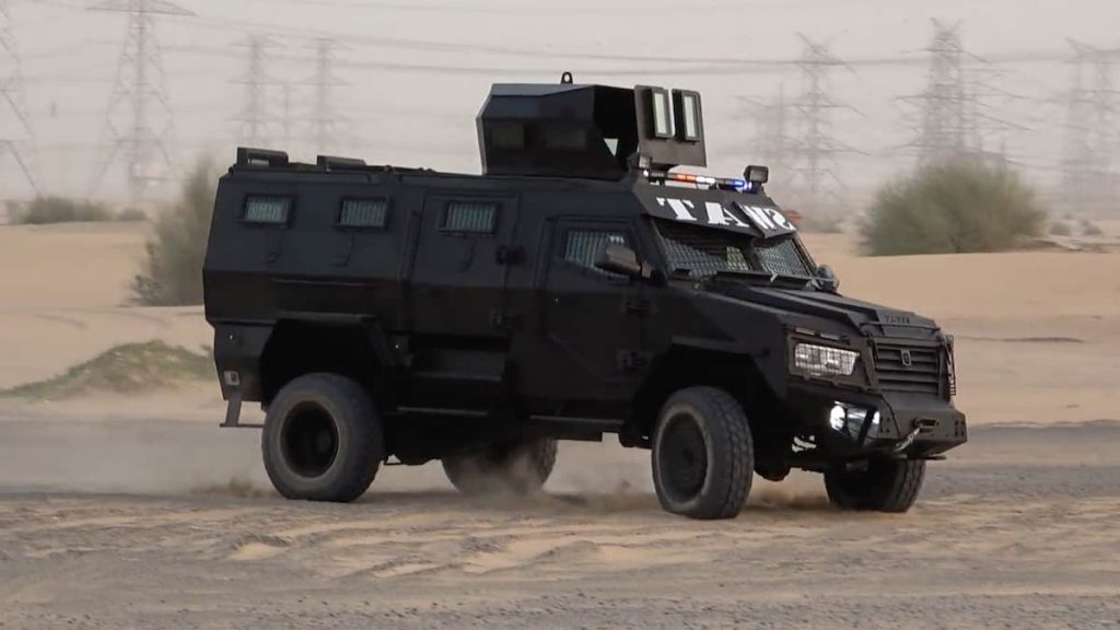 SWAT truck exterior