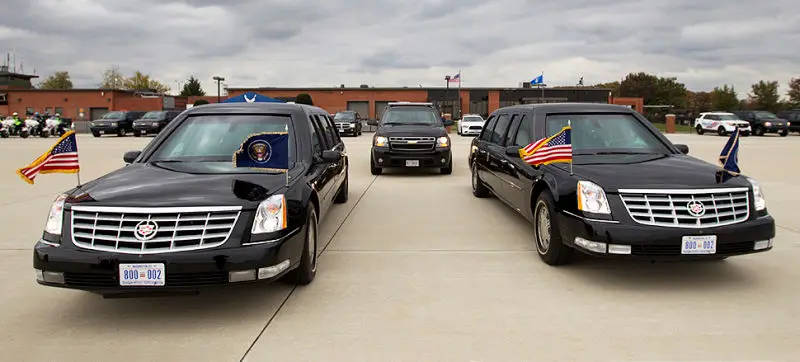 The United State’s President Motorcade