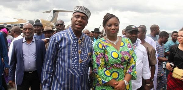 Amaechi & His Wife, Judith 