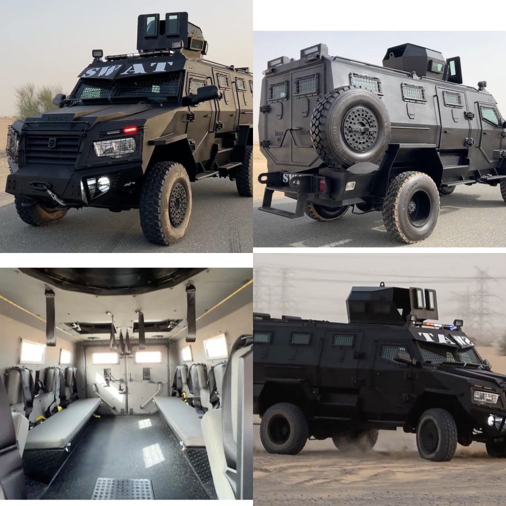 What is inside a SWAT truck?