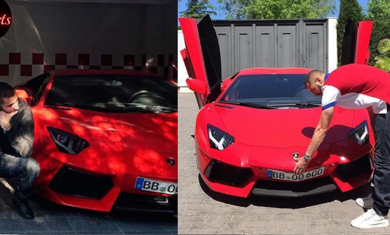 Benzema Lamborghini Aventador