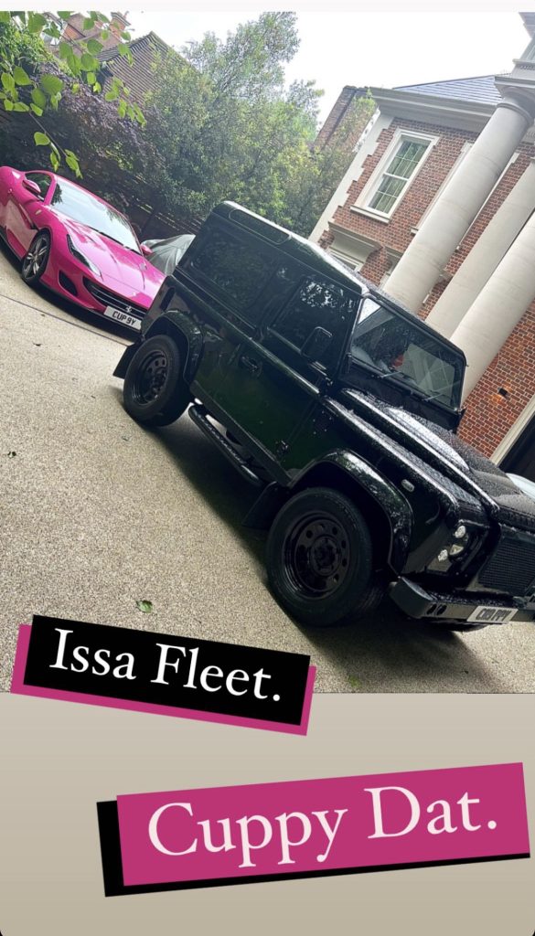 Dj Cuppy's Landrover Defender 90x