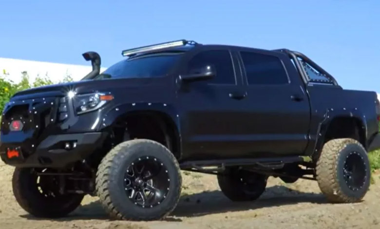 Nick Cannon’s West Coast Customs Toyota Tundra Is a Mini Monster Truck