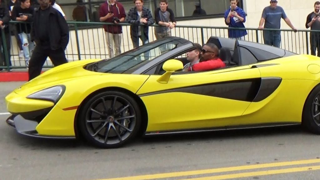 jamie foxx MCLAREN 570S