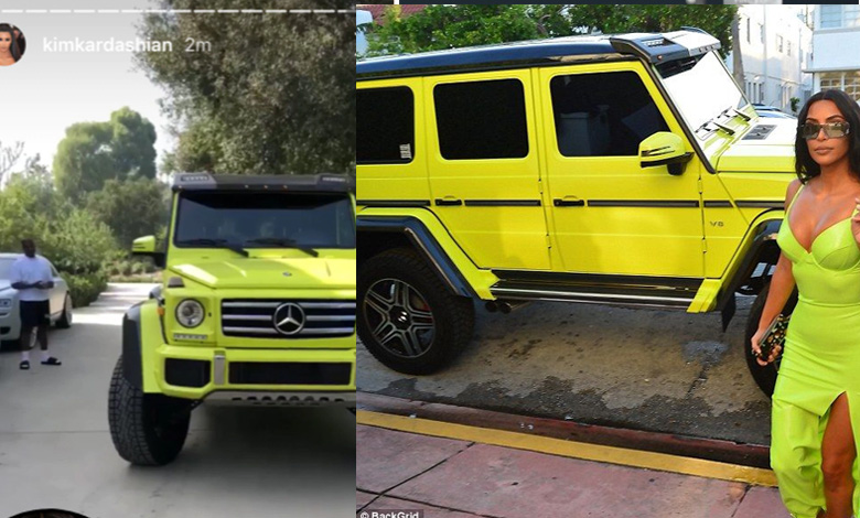 kim kardashian 2018 Mercedes G550 4x4 SUV