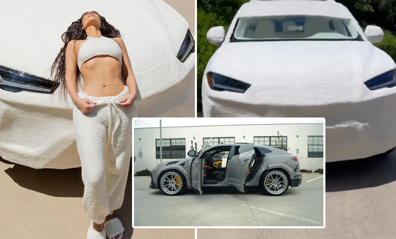 kim kardashian CUSTOMISED LAMBORGHINI URUS