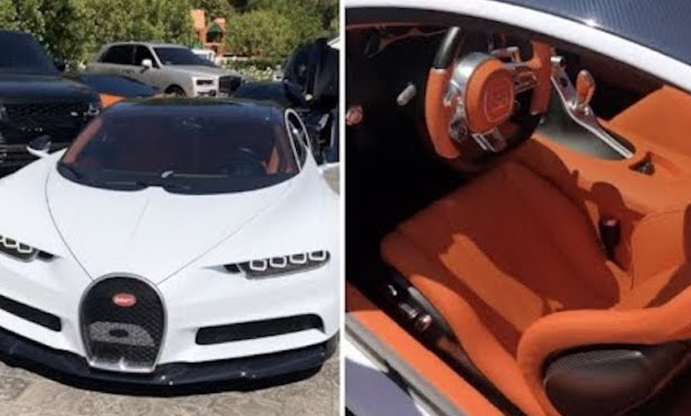 kylie jenner BUGATTI CHIRON